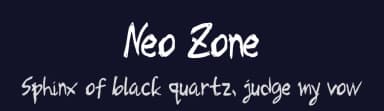 Neo Zone by Winarko — Script Handwritten Font — thumbnail 2