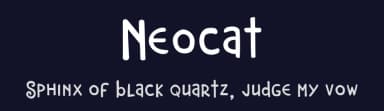 Neocat by Javier Ugarte — Script Handwritten Font — thumbnail 2