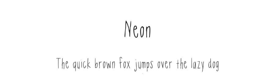 Neon by Kylie Morris — Script Handwritten Font