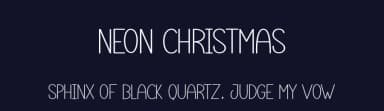 Neon Christmas by Andi Moz — Script Handwritten Font — thumbnail 2