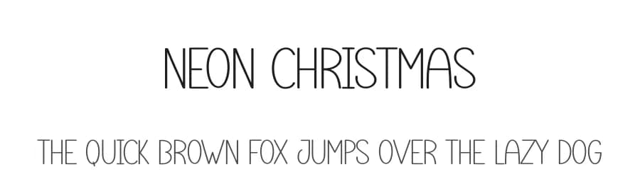 Neon Christmas by Andi Moz — Script Handwritten Font