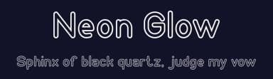 Neon Glow by weknow — Sans Serif Font — thumbnail 2