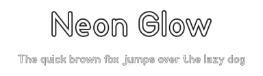 Neon Glow by weknow — Sans Serif Font — thumbnail 1