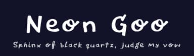Neon Goo by Hanoded — Script Handwritten Font — thumbnail 2