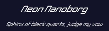 Neon Nanoborg by Hawtpixel — Sans Serif Font — thumbnail 2