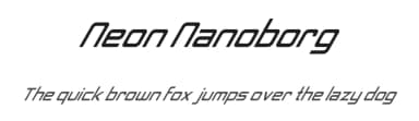 Neon Nanoborg by Hawtpixel — Sans Serif Font — thumbnail 1