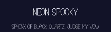 Neon Spooky by Scratchones — Script Handwritten Font — thumbnail 2