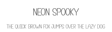 Neon Spooky by Scratchones — Script Handwritten Font — thumbnail 1
