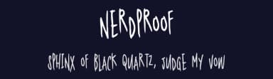 Nerdproof by Pizzadude — Script Handwritten Font — thumbnail 2
