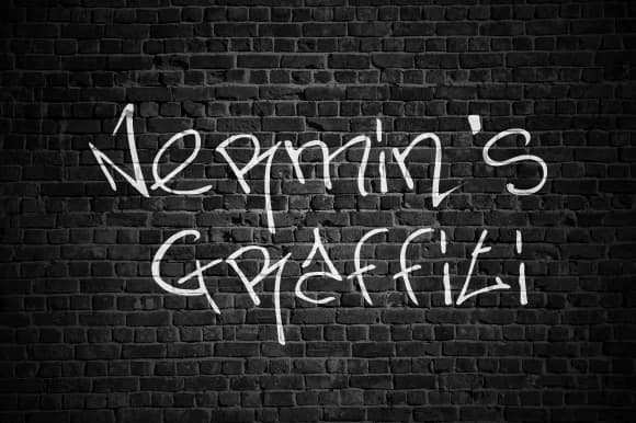 Nermin's Graffiti Font by Nermin K — Script Handwritten Font