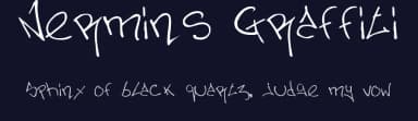 Nermins Graffiti by Nermin K — Script Handwritten Font — thumbnail 2