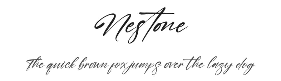 Nestone by Perspectype Studio - Letterena.com — Script Handwritten Font