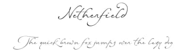 Netherfield by Ef Studio — Script Handwritten Font — thumbnail 1