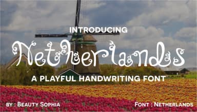 Netherlands Font by beautysophia — Script Handwritten Font — thumbnail 1