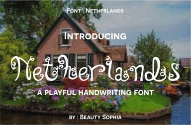 Netherlands Font by beautysophia — Script Handwritten Font — thumbnail 2