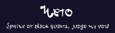 Neto by Ernesto Sánchez Espinosa — Script Handwritten Font — thumbnail 2