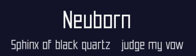 Neuborn by HIRO std — Sans Serif Font — thumbnail 2