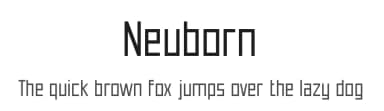 Neuborn by HIRO std — Sans Serif Font — thumbnail 1
