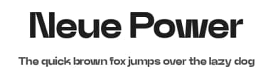 Neue Power by Power Type Foundry — Sans Serif Font — thumbnail 1