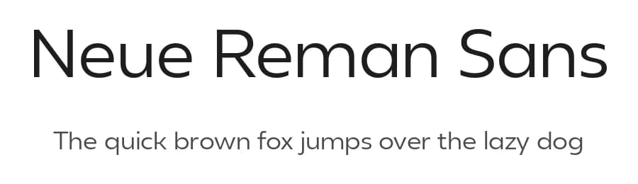 Neue Reman Sans by Propertype Foundry — Sans Serif Font