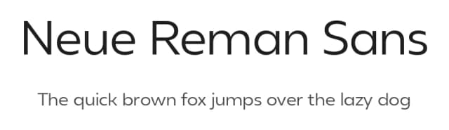 Neue Reman Sans by Propertype Foundry — Sans Serif Font