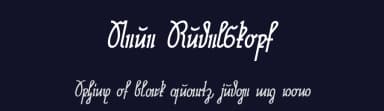 Neue Rudelskopf by Peter Wiegel — Script Handwritten Font — thumbnail 2