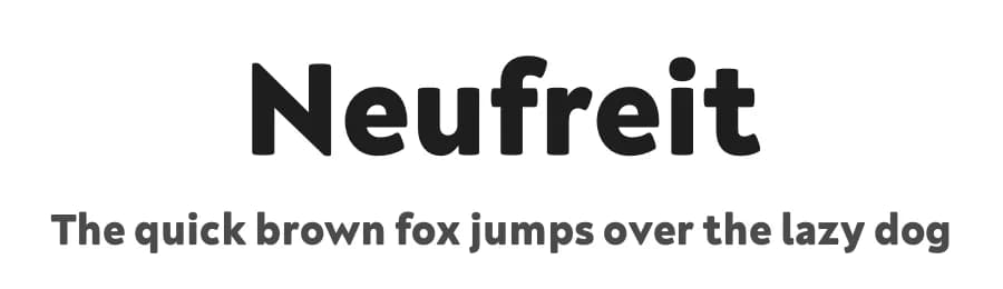 Neufreit by Wahyu & Sani Co. — Sans Serif Font