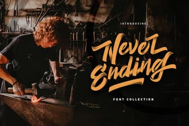 Never Ending Font by InspiraType — Script Handwritten Font — thumbnail 1