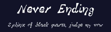 Never Ending by Nils Stahl — Script Handwritten Font — thumbnail 2