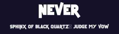 Never by Design Vector10 — Sans Serif Font — thumbnail 2