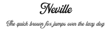 Neville by Runsell Studio — Script Handwritten Font — thumbnail 1