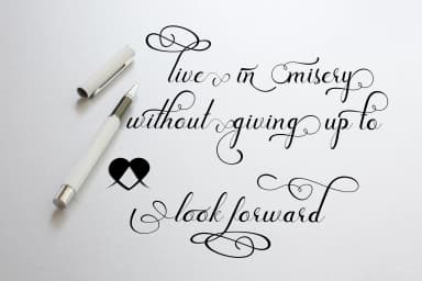 New Lettering Font by art design — Script Handwritten Font — thumbnail 4