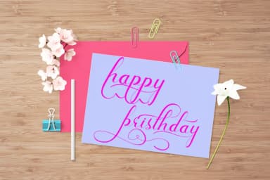 New Lettering Font by art design — Script Handwritten Font — thumbnail 9