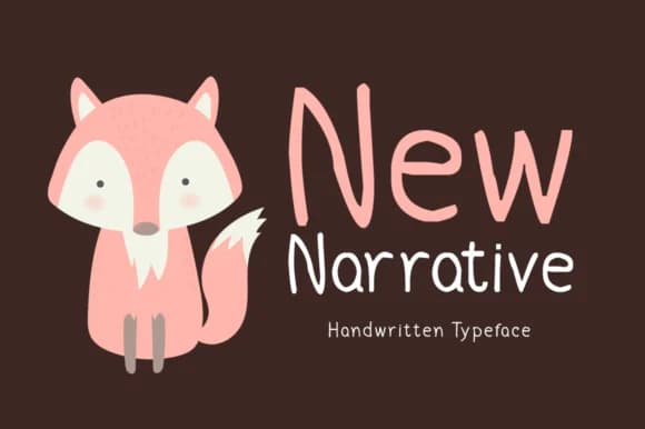 New Narrative Font by Shattered Notion — Script Handwritten Font