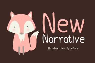 New Narrative Font by Shattered Notion — Script Handwritten Font — thumbnail 1