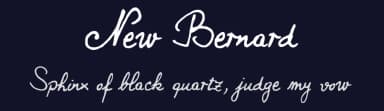 New Bernard by philing.net — Script Handwritten Font — thumbnail 2