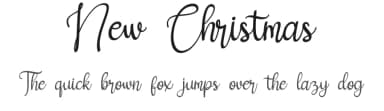 New Christmas by Bearytype — Script Handwritten Font — thumbnail 1