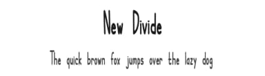 New Divide by Rangkai Aksara — Script Handwritten Font — thumbnail 1