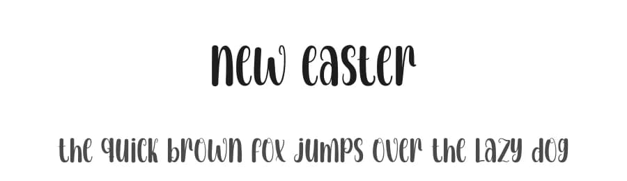 New Easter by Andi Moz — Script Handwritten Font