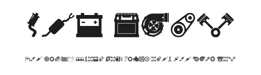 New Gang by Woodcutter — Dingbats Font