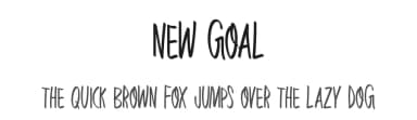 New Goal by Md Shohail Bhuian — Script Handwritten Font — thumbnail 1