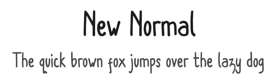 New Normal by Al Ghul — Script Handwritten Font