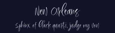 New Orleans by Saridezra — Script Handwritten Font — thumbnail 2