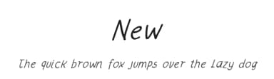 New by Vickie Martinez — Script Handwritten Font — thumbnail 1