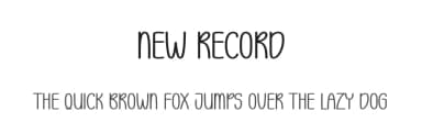 New Record by Andi Moz — Script Handwritten Font — thumbnail 1