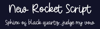 New Rocket Script by Dang Lem — Script Handwritten Font — thumbnail 2