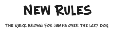 New Rules by BLKBK Fonts — Script Handwritten Font — thumbnail 1