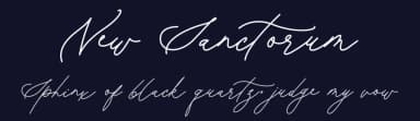 New Sanctorum by New Sanctorum — Script Handwritten Font — thumbnail 2
