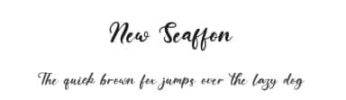 New Seaffon by Kong Font — Script Handwritten Font — thumbnail 1