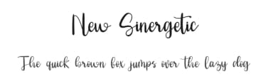 New Sinergetic by Inermedia Studio — Script Handwritten Font — thumbnail 1